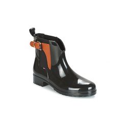 Kalosze Tommy Hilfiger OXLEY. Czarne kalosze damskie TOMMY HILFIGER. Za 399,00 zł.