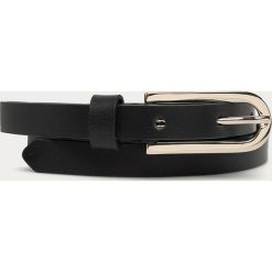 Trussardi Jeans - Pasek skórzany. Pomarańczowe paski damskie Trussardi Jeans, w paski, z jeansu. Za 219,90 zł.