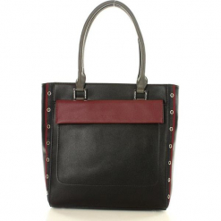 MONNARI Nowoczesny shopper bag czarny. Czarne shopper bag damskie Monnari, ze skóry. Za 159,00 zł.