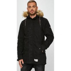 Tommy Jeans - Parka. Czarne parki męskie Tommy Jeans, l, z bawełny. Za 999,90 zł.