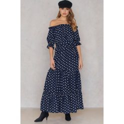 Sukienki: SheIn Asymetryczna sukienka na jedno ramię – Multicolor,Navy