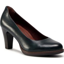 Półbuty TAMARIS - 1-22425-25 Bottle Leather 729. Zielone półbuty damskie Tamaris, bez wzorów, ze skóry, eleganckie, bez obcasa, na obcasie, bez zapięcia. Za 269,00 zł.