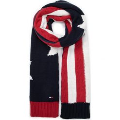 Szal Tommy Jeans Tjm American Knit Scarf AM0AM05419. Niebieskie szaliki męskie Tommy Jeans, bez wzorów, z jeansu. W wyprzedaży za 149,00 zł.
