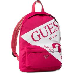 Plecak GUESS - HGDEV1 PU203 FUXIA. Różowe plecaki męskie Guess, z aplikacjami, z materiału, sportowe. Za 239,00 zł.