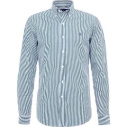 Polo Ralph Lauren SLIM FIT Koszula forest/white. Zielone koszule męskie slim Polo Ralph Lauren, s, bez wzorów, z bawełny, polo, bez rękawów. Za 459,00 zł.