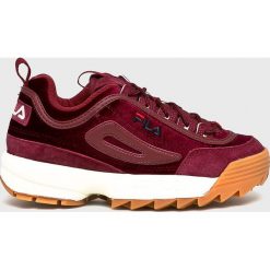 Fila - Buty Disruptor V Low Wmn. Szare buty sportowe damskie marki Fila, z materiału. Za 549,90 zł.