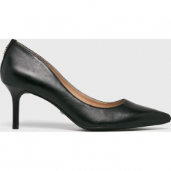 Lauren Ralph Lauren - Szpilki Lanette. Szare szpilki Lauren Ralph Lauren, z materiału. Za 469,90 zł.