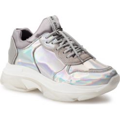 Sneakersy BRONX - 66167B-RC BX 1525 Multi Metallic/Silver 3029. Szare półbuty damskie Bronx, ze skóry. W wyprzedaży za 419,00 zł.