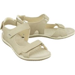 GEOX D52R6A SANDAL VEGA A C1414 lt grey, sandały damskie. Szare sandały damskie Geox, bez wzorów, bez obcasa, na rzepy. Za 349,90 zł.