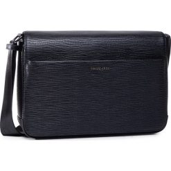 Torba TRUSSARDI JEANS - Cortina Messenger 71B00213 K299. Czarne torby męskie skórzane Trussardi Jeans, bez wzorów, z jeansu, młodzieżowe. Za 629,00 zł.