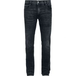 Shine Original Woody - Slim Jeansy szary. Szare jeansy męskie slim Shine Original, na imprezę, z aplikacjami, z jeansu, długie. Za 199,90 zł.