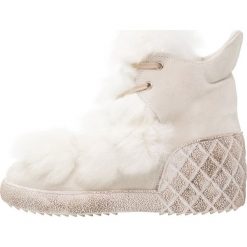 Buty zimowe damskie: Everybody Botki na koturnie latte