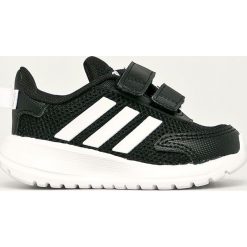 Adidas - Buty dziecięce Tensaur Run I. Czarne trampki chłopięce Adidas, bez wzorów, z materiału, sportowe, bez zapięcia. Za 119,90 zł.