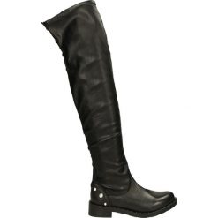 Kozaki - E475 PEL NERO. Żółte buty zimowe damskie marki Venezia, ze skóry. Za 359,00 zł.