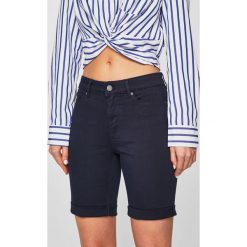 Vero Moda - Szorty. Niebieskie szorty damskie Vero Moda, xs, bez wzorów, z elastanu, casualowe. W wyprzedaży za 49,90 zł.