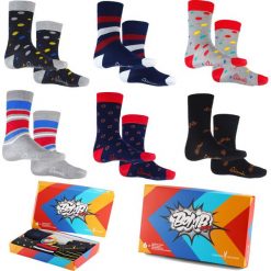 BOMB Socks Orlovski 6pak Mix3. Skarpetki męskie Edward Orlovski, bez wzorów, z elastanu. Za 49,00 zł.