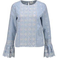 Bluzki asymetryczne: GAP EYELET STRIPE Bluzka blue/white