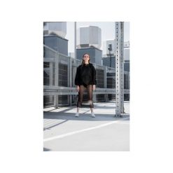 Black mesh dress. Czarne sukienki damskie marki Rest_factory, s, z aplikacjami, z meshu, sportowe, bez kołnierzyka, z długim rękawem, długie, midi, dopasowane. Za 129,00 zł.