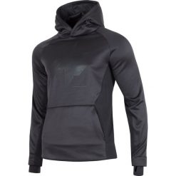 Bluza męska BLM221 - głęboka czerń. Czarne bluzy męskie marki 4f, m, bez wzorów, z dzianiny, z kapturem, bez rękawów, z kapturem. W wyprzedaży za 149,99 zł.