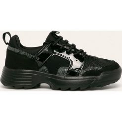 Answear - Buty. Czarne buty sportowe damskie ANSWEAR, bez wzorów, z materiału, sportowe. W wyprzedaży za 59,90 zł.