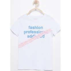 T-shirty chłopięce z nadrukiem: T-shirt z nadrukiem – Biały