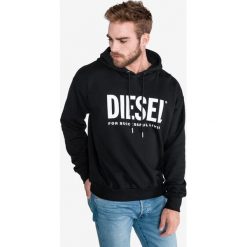 Diesel S-Division Bluza Czarny. Czarne bluzy męskie Diesel, s, z nadrukiem, z bawełny, bez kołnierzyka, bez rękawów, bez kaptura. Za 528,95 zł.