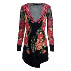 Swetry klasyczne damskie: Desigual Sweter Damski Xs Ciemny Niebieski