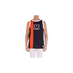 Topy na ramiączkach / T-shirty bez rękawów Franklin Marshall TOMF367ANS19. Szare t-shirty męskie Franklin Marshall, m, bez wzorów, bez kołnierzyka. Za 250,31 zł.