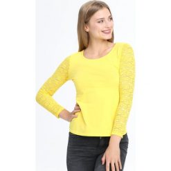 Żółta Bluzka Enticing. Żółte bluzki longsleeves Born2be, xl. Za 24,99 zł.