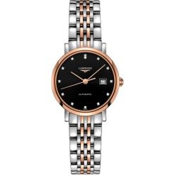 LONGINES Elegant L4.310.5.57.7. Szare zegarki damskie LONGINES, złote. Za 10030,00 zł.