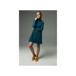 Sukienka Moss - Ciemny Turkus. Zielone sukienki damskie marki Madnezz, s, bez wzorów, z elastanu, ze stójką, bez rękawów. Za 239,00 zł.