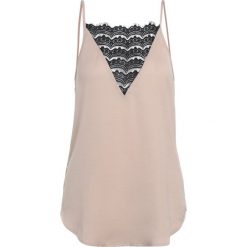 Topy damskie: Moss Copenhagen JEPPA Top mahogany rose/black