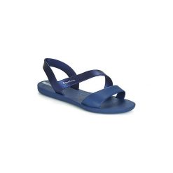 Sandały Ipanema VIBE SANDAL. Niebieskie sandały damskie Ipanema, bez wzorów, bez obcasa, bez zapięcia. Za 139,00 zł.