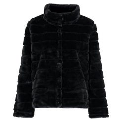 Freequent Sztuczne futro Furby czarny female czarny L (42). Czarne kurtki damskie Freequent, na zimę, s, bez wzorów, z futra, bez kaptura. Za 399,00 zł.