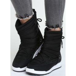 Buty zimowe damskie: Czarne Śniegowce Parsley
