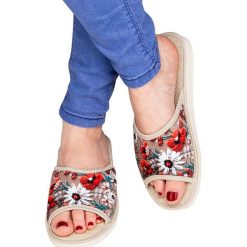 Kapcie damskie Natural Style NS-039 Brązowe. Pomarańczowe kapcie damskie NATURAL STYLE, z bawełny. Za 28,00 zł.