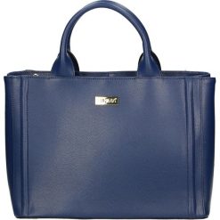 Torba - 4-228-O P BLU. Żółte torebki klasyczne damskie marki Venezia, ze skóry. Za 389,00 zł.