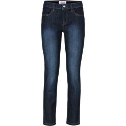 Jeansy damskie: Dżinsy ze stretchem 7/8 bonprix ciemnoniebieski