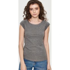 T-shirt Basic - Szary. Szare t-shirty damskie Sinsay, l. Za 9,99 zł.
