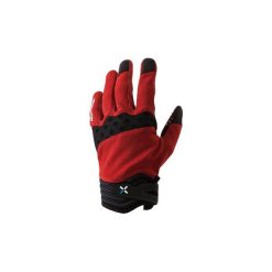 Rękawiczki MTB XC. Czerwone rękawiczki damskie marki B'TWIN, ze skóry. Za 59,99 zł.
