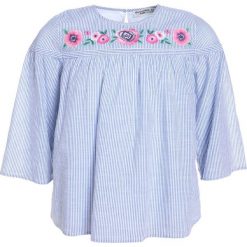 Abercrombie & Fitch SHINE PEASANT Bluzka blue. Niebieskie bluzki dziewczęce marki Abercrombie & Fitch, z bawełny. Za 129,00 zł.