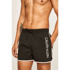 Calvin Klein Underwear - Kąpielówki. Czarne kąpielówki męskie s, z poliesteru. Za 219,90 zł.