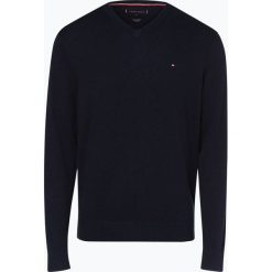 Tommy Hilfiger - Sweter męski z dodatkiem kaszmiru, niebieski. Niebieskie swetry klasyczne męskie TOMMY HILFIGER, m, z dzianiny. Za 449,95 zł.