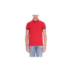 Koszulki polo z krótkim rękawem Etro 1Y8009156. Czerwone koszulki męskie Etro, s, bez wzorów, z krótkim rękawem. Za 372,17 zł.