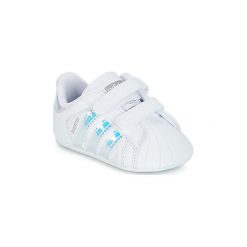 Buty Dziecko adidas SUPERSTAR CRIB. Białe trampki dziewczęce Adidas, bez wzorów, bez zapięcia. Za 149,00 zł.