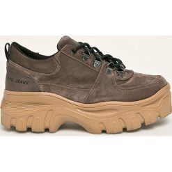 Pepe Jeans - Buty Mayfair Ramsy. Pomarańczowe buty sportowe damskie z jeansu, sportowe. W wyprzedaży za 239,90 zł.
