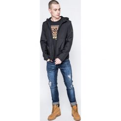 Calvin Klein Jeans - Kurtka. Czarne kurtki męskie jeansowe marki Calvin Klein Jeans, l, z kapturem. W wyprzedaży za 449,90 zł.