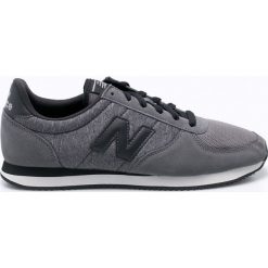 New Balance - Buty U220TG. Szare buty sportowe męskie marki New Balance, z materiału, na sznurówki. W wyprzedaży za 199,90 zł.