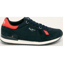 Pepe Jeans - Buty Tinker Jogger. Brązowe sneakersy męskie Pepe Jeans, na sznurówki. W wyprzedaży za 239,90 zł.