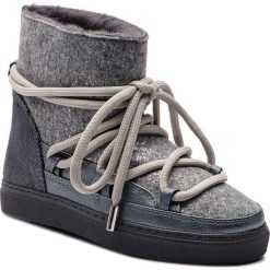 Buty INUIKII - Sneaker 70202-24 Burret Grey. Szare buty zimowe damskie marki Inuikii, z materiału. Za 1129,00 zł.